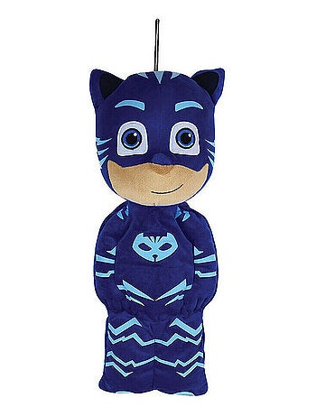 Peluche range pyjama Pyjamasques Yoyo couleur bleu - Hauteur 51 cm