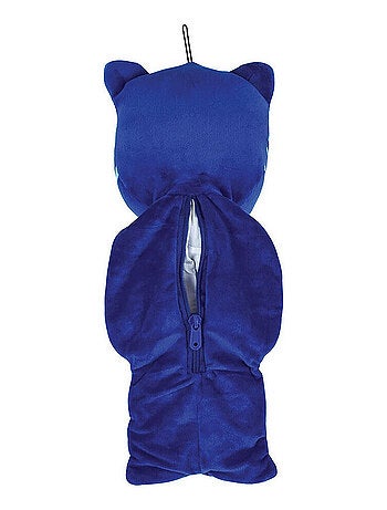 Peluche range pyjama Pyjamasques Yoyo couleur bleu - Hauteur 51 cm