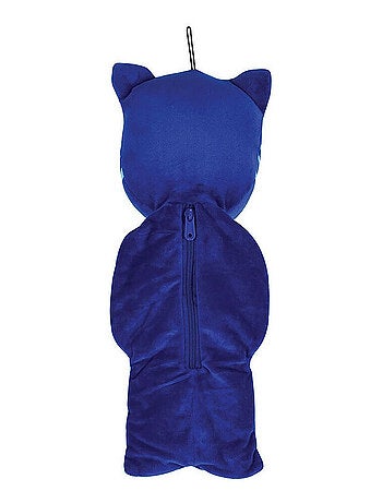 Peluche range pyjama Pyjamasques Yoyo couleur bleu - Hauteur 51 cm