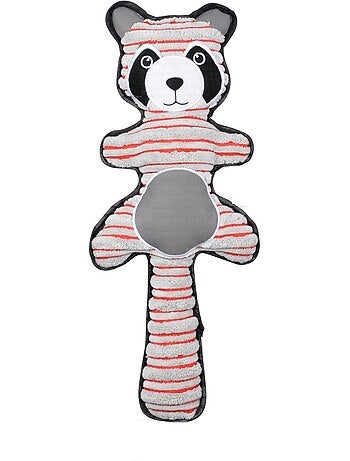 Peluche raton laveur chien