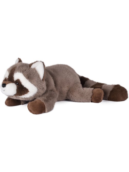 Peluche raton laveur marron lesté 32 cm - Kiabi