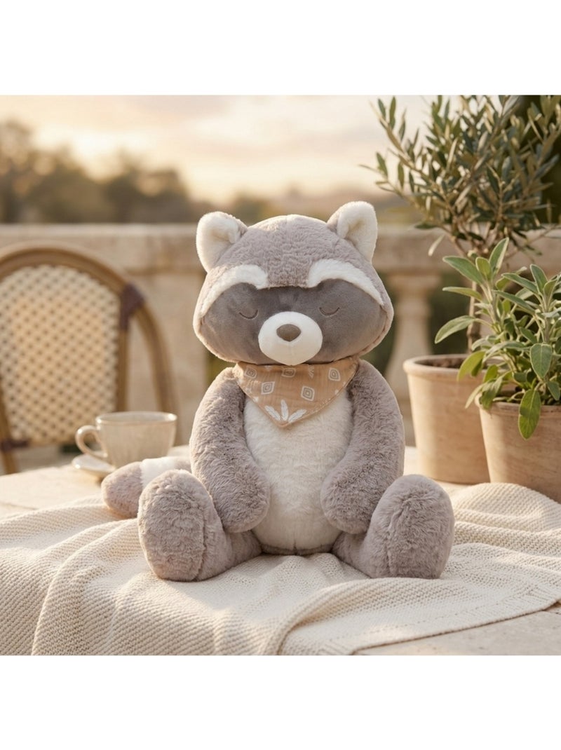 Peluche raton laveur raku 40 cm noukie's Ecru - Kiabi