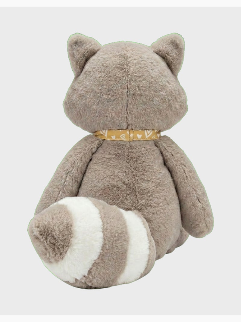 Peluche raton laveur raku 40 cm noukie's Ecru - Kiabi