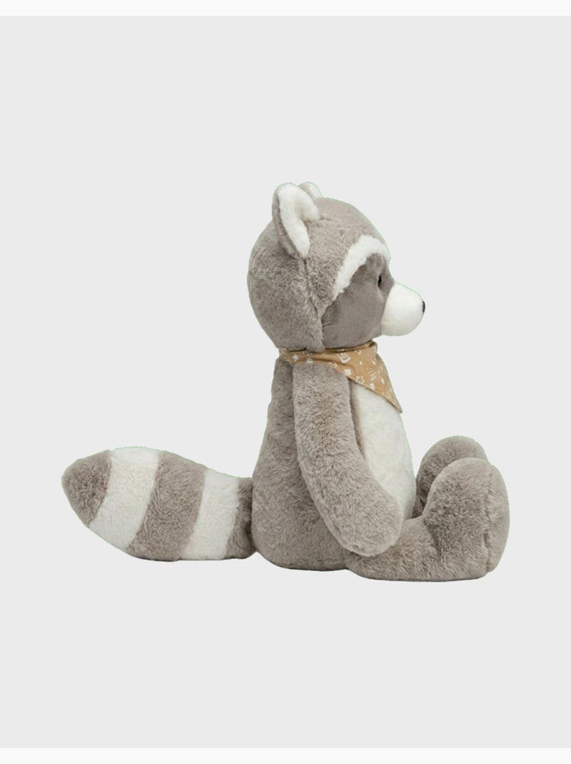 Peluche raton laveur raku 60 cm noukie's Ecru - Kiabi