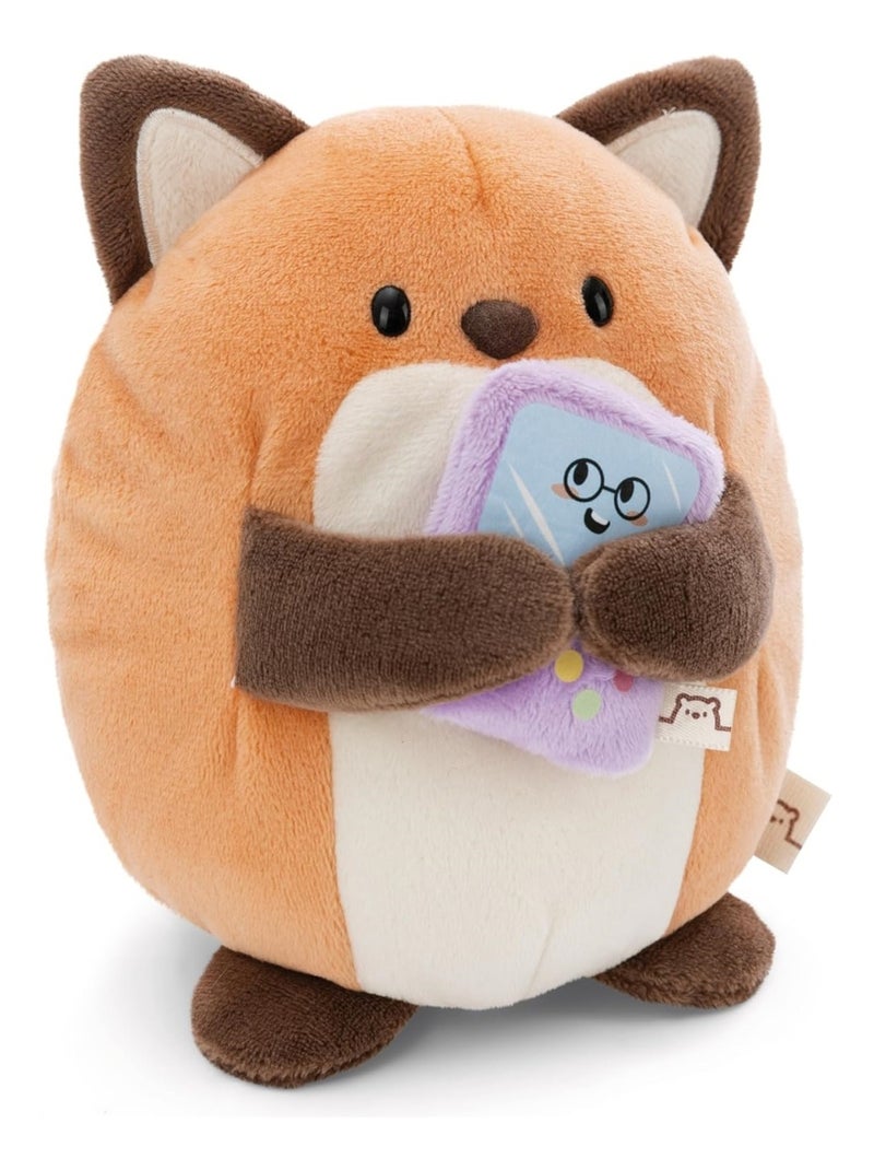 Peluche Renard Geeks 16 cm Orange - Kiabi