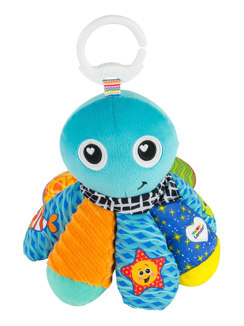 Peluche sam la pieuvre à clip pour landau et poussette Multicolore - Kiabi