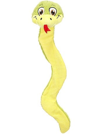 Peluche serpent grand yeux pour chien