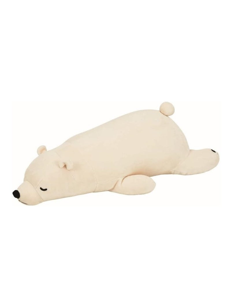 Peluche Shiro l'ours polaire 51 cm Blanc - Kiabi