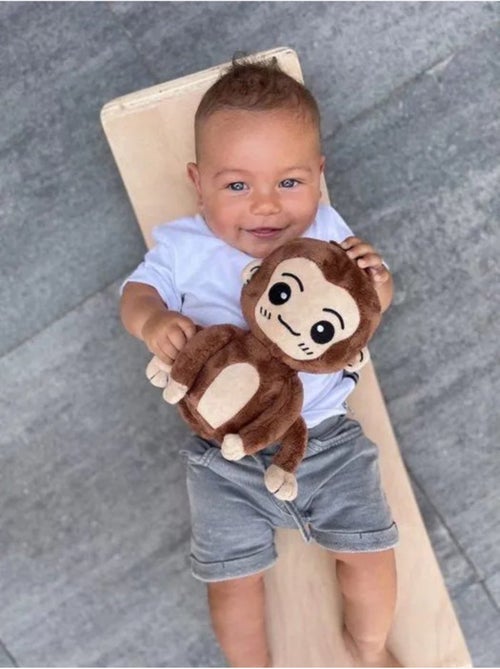 Peluche singe - doudou cuddle tout doux pour bébé - 15 cm - twinky - Kiabi Peluche singe - doudou cuddle tout doux pour bébé - 15 cm - twinky - Kiabi