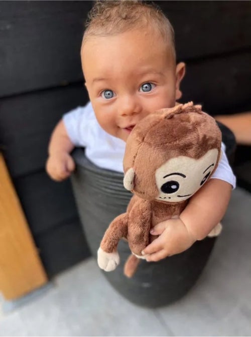 Peluche singe - doudou cuddle tout doux pour bébé - 15 cm - twinky - Kiabi Peluche singe - doudou cuddle tout doux pour bébé - 15 cm - twinky - Kiabi