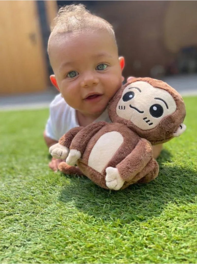 Peluche singe - doudou cuddle tout doux pour bébé - 15 cm - twinky Marron - Kiabi