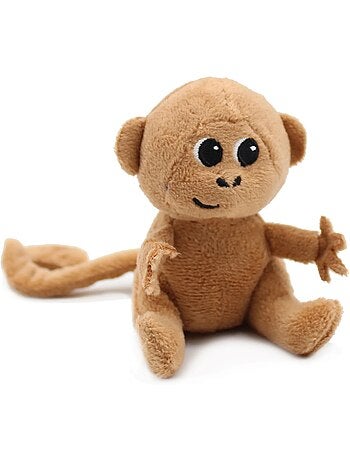 Peluche singe maman et son bébé