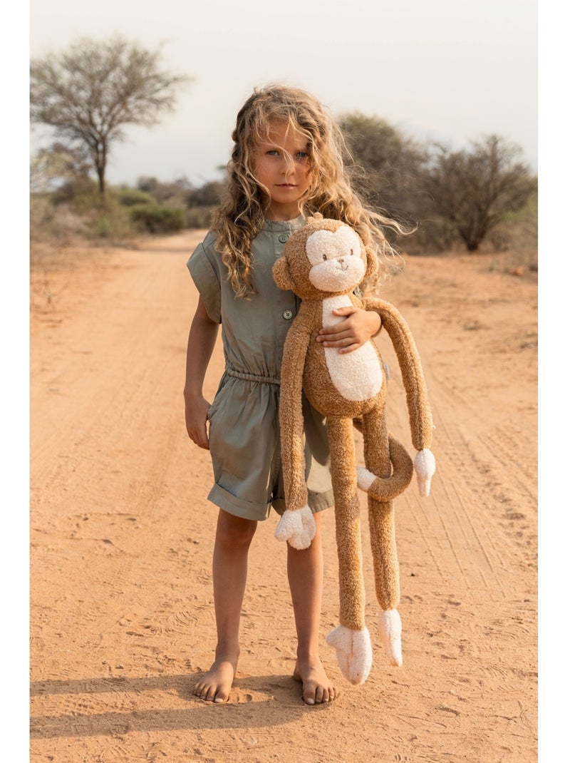 Peluche Singe XL Safari Friends Marron - Kiabi