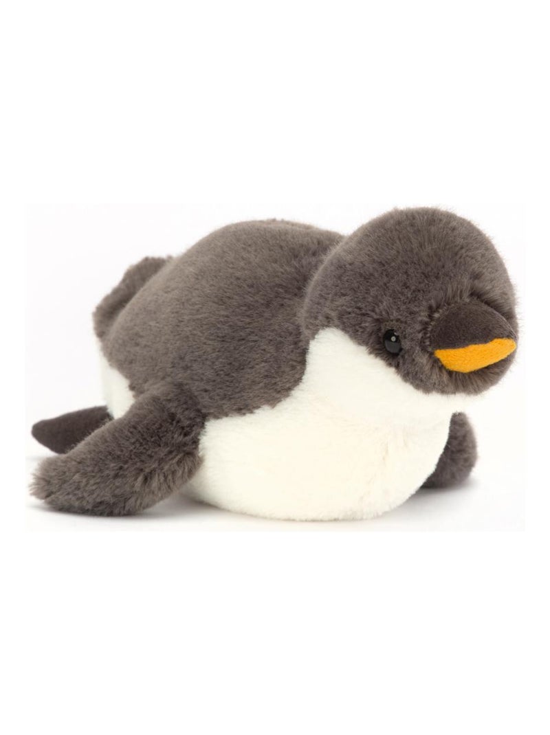 Peluche Skidoodle Penguin - Dimensions : l : 16 cm  x h : 8 cm Gris - Kiabi