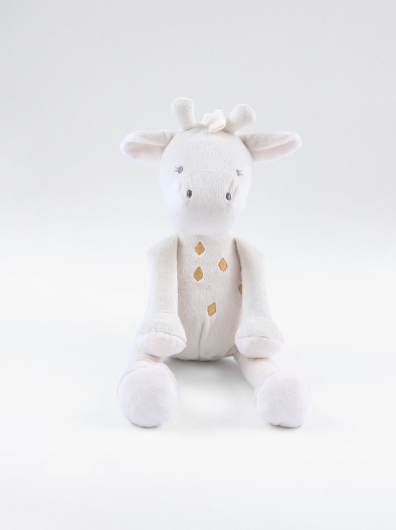 Peluche small Gigi en Veloudoux®, greige/ocre Noukie's Blanc - Kiabi