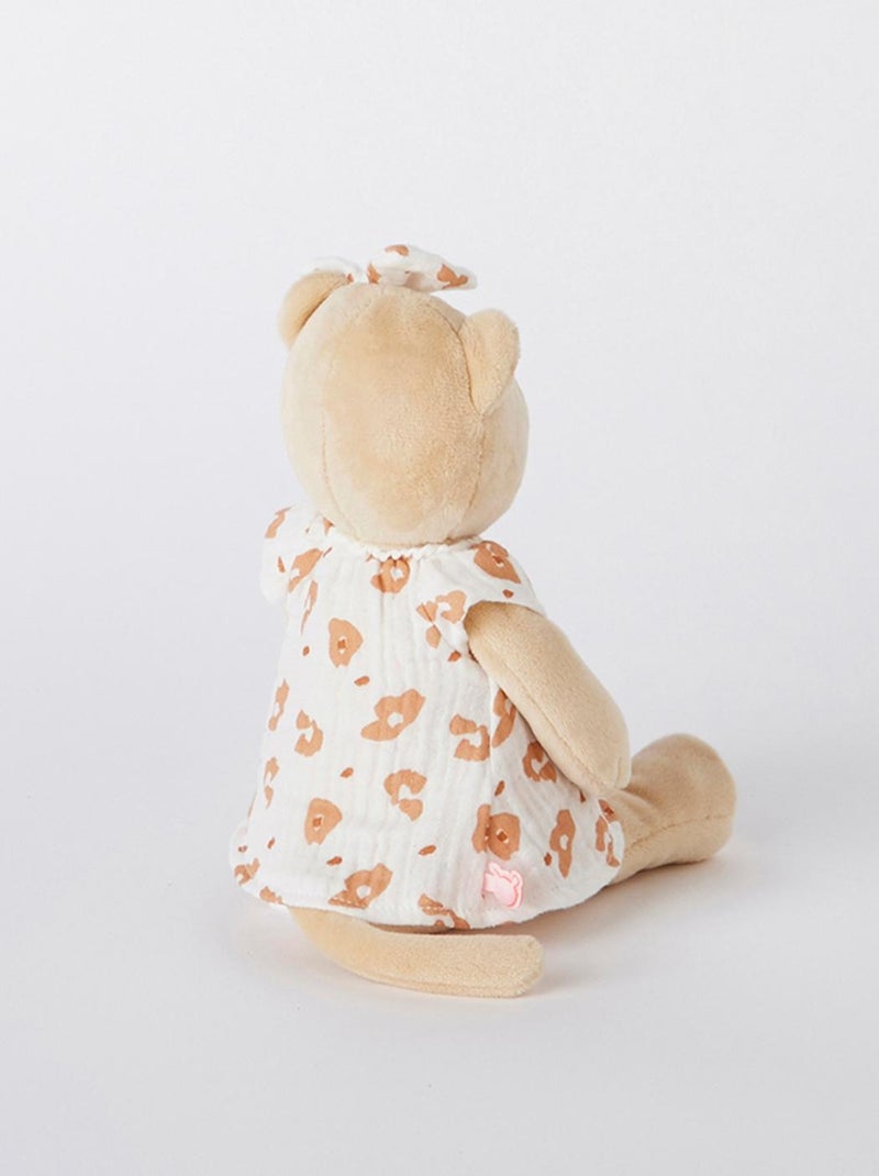 Peluche small Kendi en Veloudoux, beige/terracotta Noukie's Beige - Kiabi