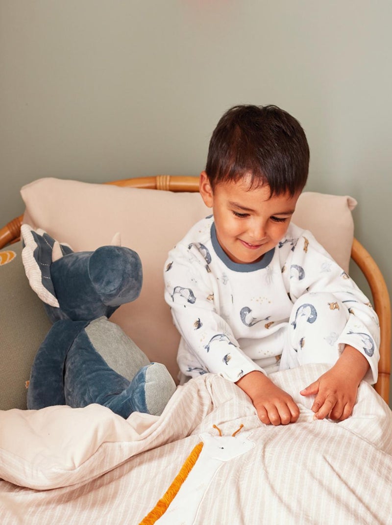 Peluche small Ops en Veloudoux, Noukie's Bleu - Kiabi