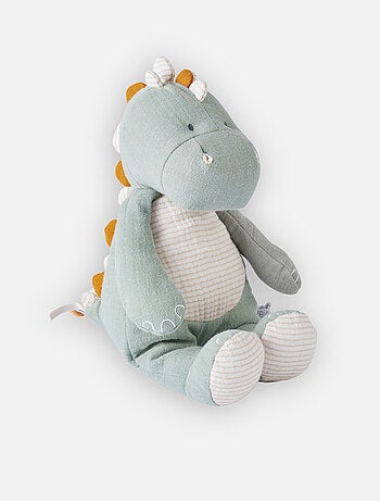 Peluche small Stegi en mousseline de coton BIO, eucalyptus Noukie's