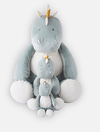 Peluche small Stegi en mousseline de coton BIO, eucalyptus Noukie's