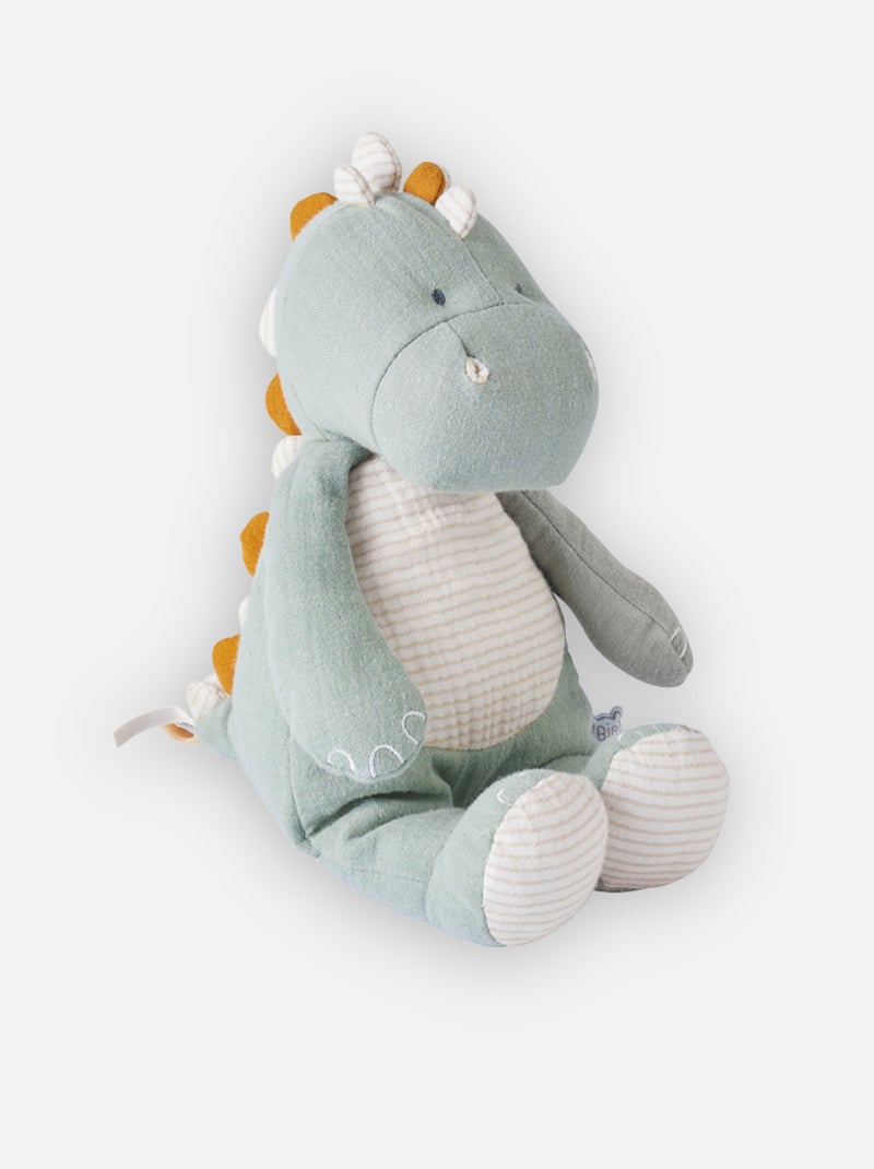 Peluche small Stegi en mousseline de coton BIO, eucalyptus Noukie's Vert - Kiabi