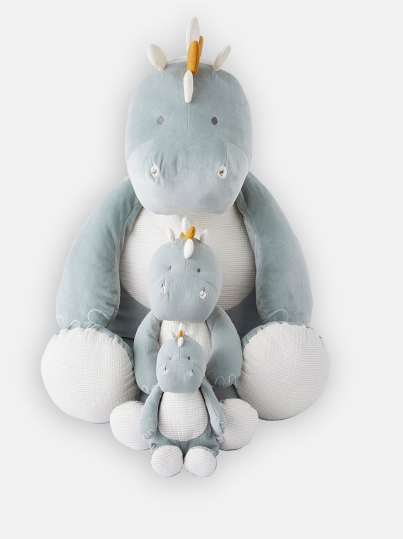 Peluche small Stegi en mousseline de coton BIO, eucalyptus Noukie's Vert - Kiabi