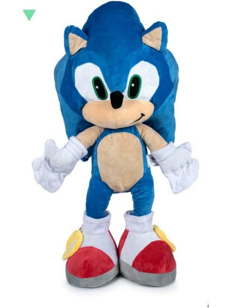 Peluche Sonic Classique 70 cm Bleu - Kiabi