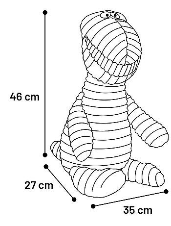 Peluche sonore crocodile