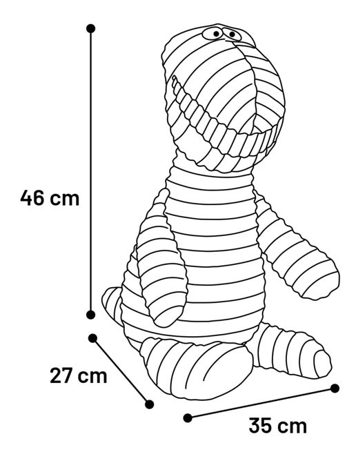 Peluche sonore Crocodile - Kiabi