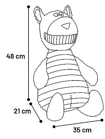 Peluche sonore Ribi le renard