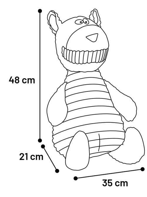 Peluche sonore Ribi le renard - Kiabi