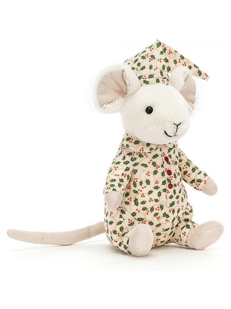 Peluche souris de Noël au lit Multicolore - Kiabi