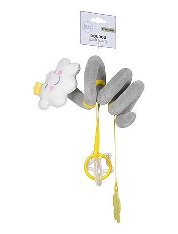 Peluche spirale d'activités en forme de nuage TENDRESSE