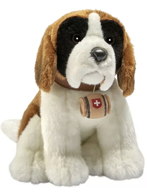 Peluche st bernard assis 23 cm - anima - Kiabi