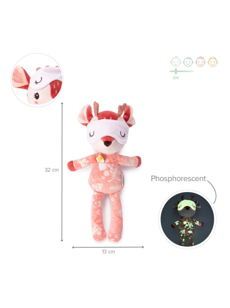 Peluche Stella amie de la nuit Rose - Kiabi