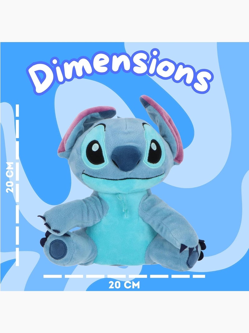 Peluche Stitch 20 cm Bleu - Kiabi