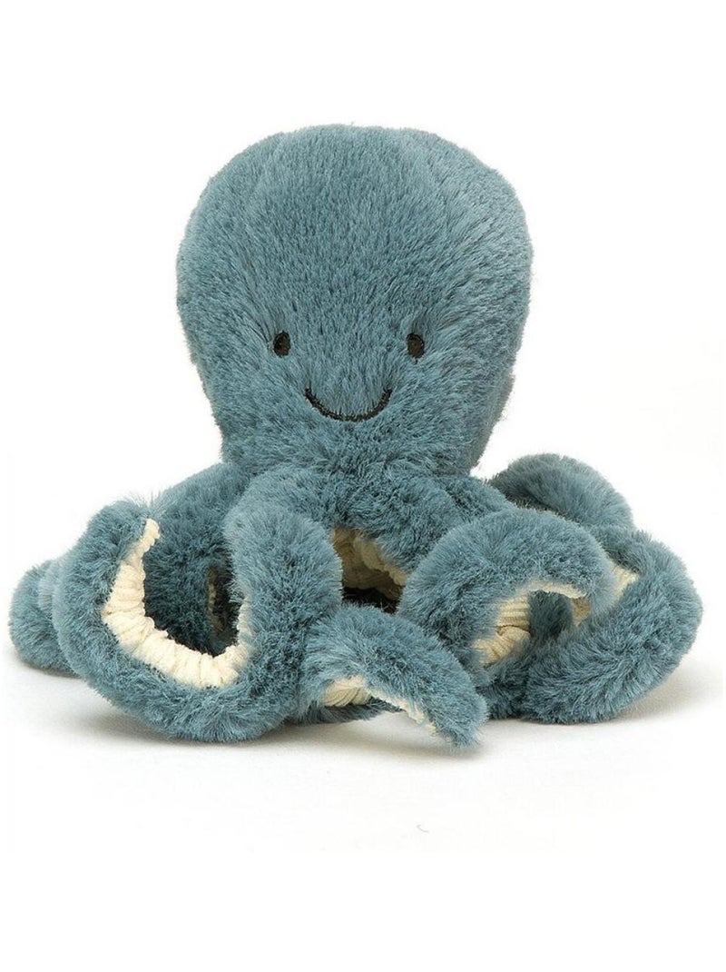 Peluche Storm Octopus Baby - L: 7 cm x l : 7 cm x H: 14 cm Blanc - Kiabi