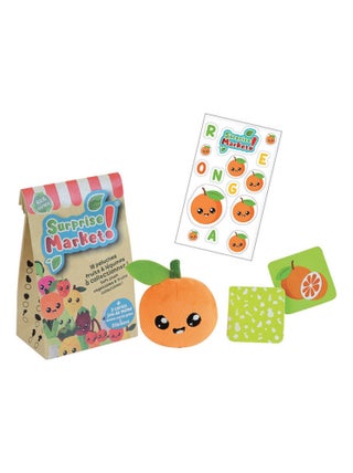 Peluche Surprise market fruits ou légume au hasard Fruity's- Hauteur 10cm
