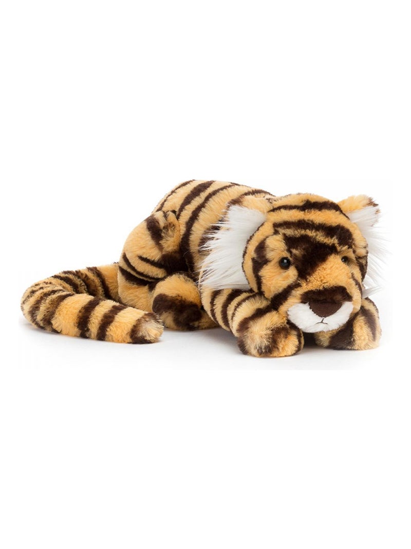 Peluche Taylor Tiger Little - L: 8 cm x l : 29 cm x H: 8 cm Marron - Kiabi