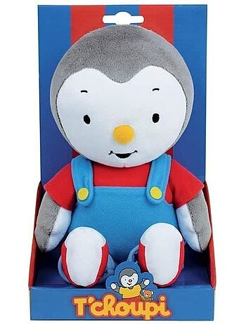 Peluche t'choupi - jemini - environ 30 cm - polyester - mixte