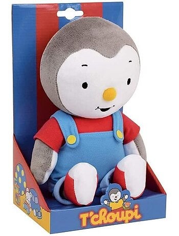Peluche t'choupi - jemini - environ 30 cm - polyester - mixte