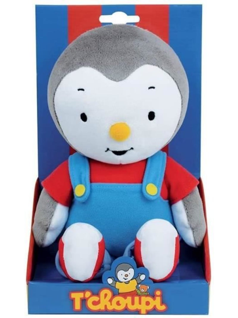 Peluche t'choupi - jemini - environ 30 cm - polyester - mixte Bleu - Kiabi