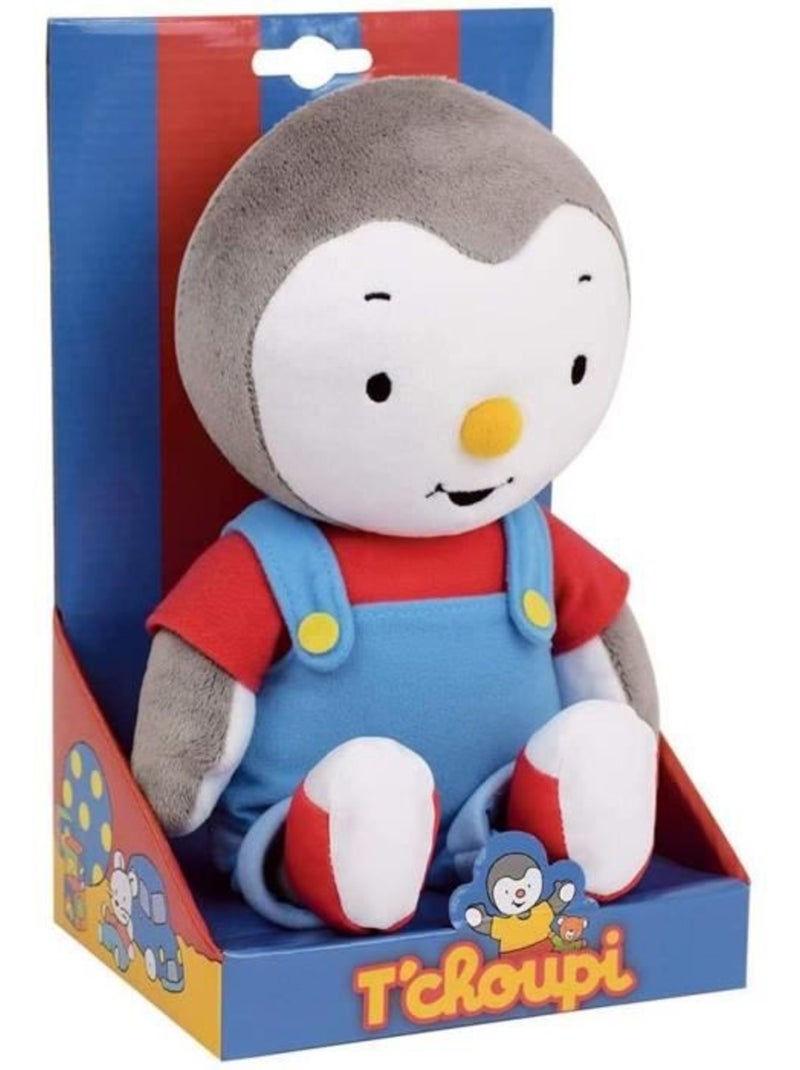 Peluche t'choupi - jemini - environ 30 cm - polyester - mixte Bleu - Kiabi