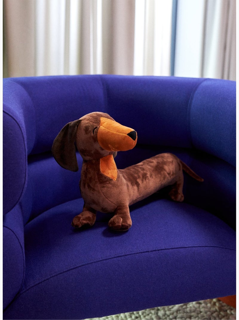 Peluche Teckel Marron - Kiabi