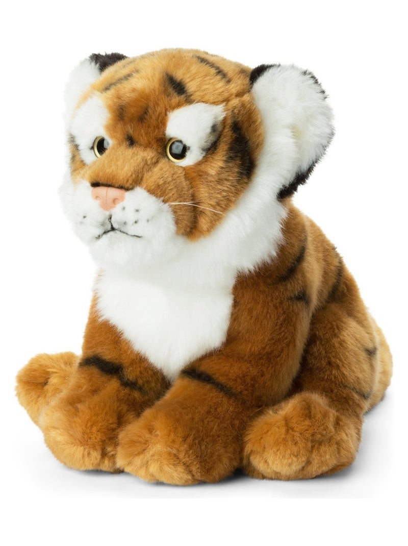 Peluche Tigre sauvage 23 cm Marron - Kiabi