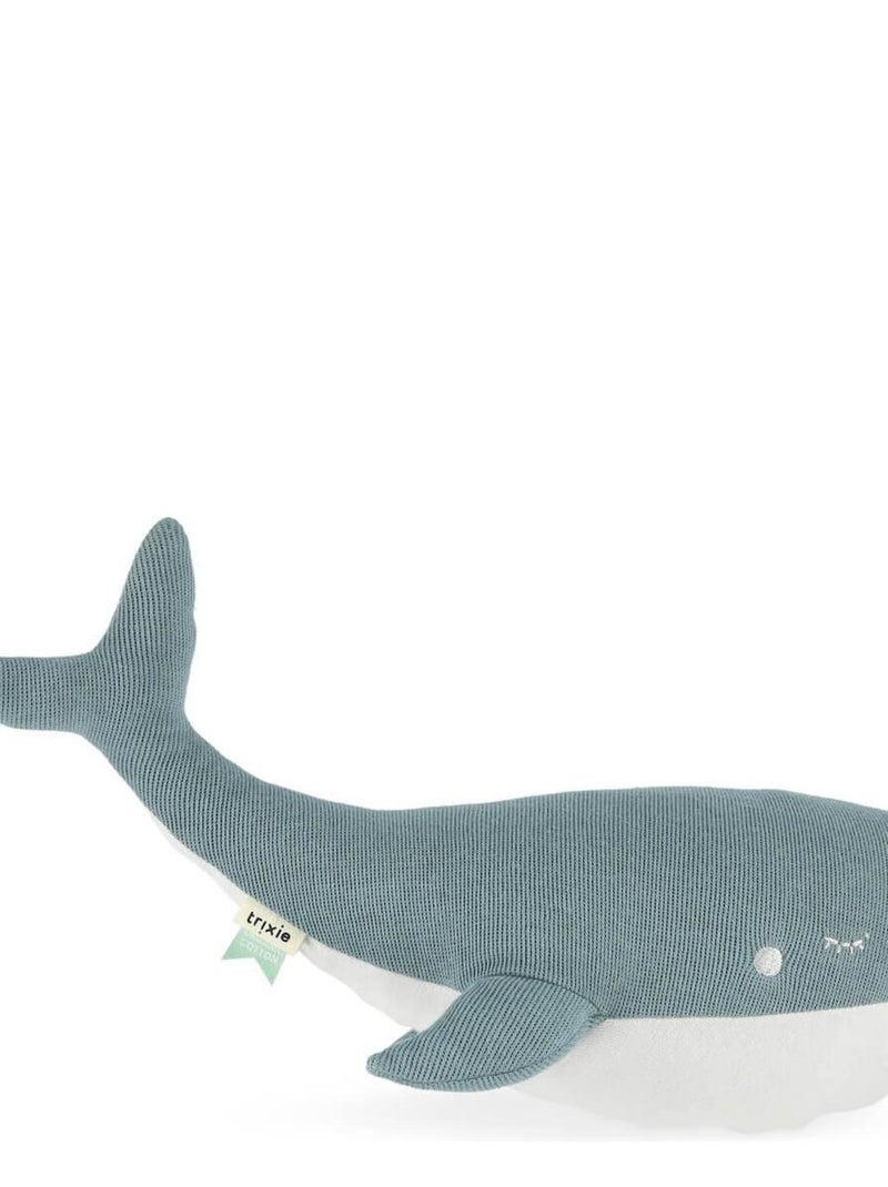 Peluche tricot WHALE Bleu - Kiabi