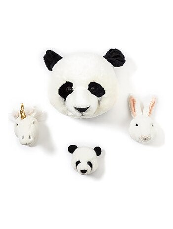 Peluche trophée mini set de 3 petites têtes Lovely