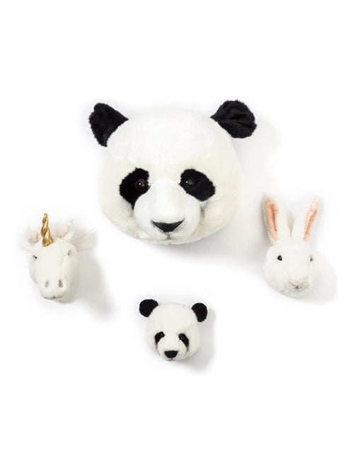 Peluche trophée mini set de 3 petites têtes Lovely - Kiabi
