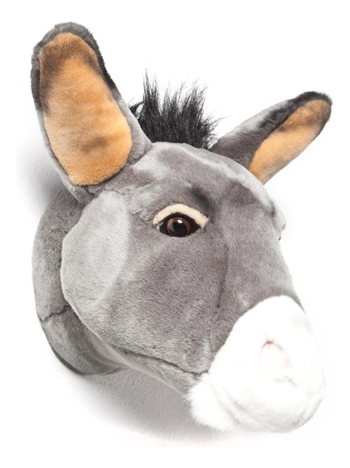 Peluche trophée mural Basse-cour Âne Francis - Kiabi