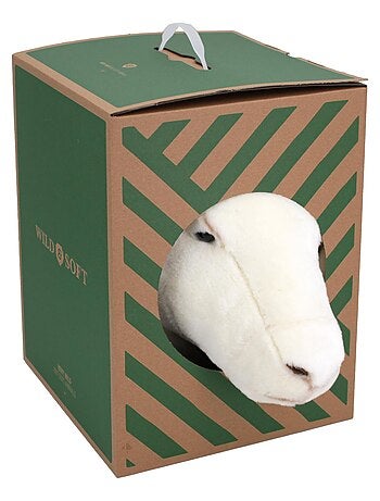 Peluche trophée mural Basse-cour Mouton Harry