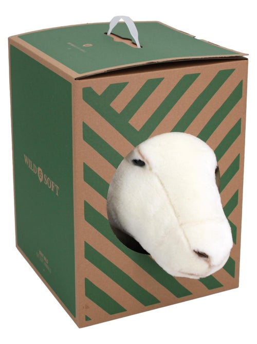 Peluche trophée mural Basse-cour Mouton Harry - Kiabi